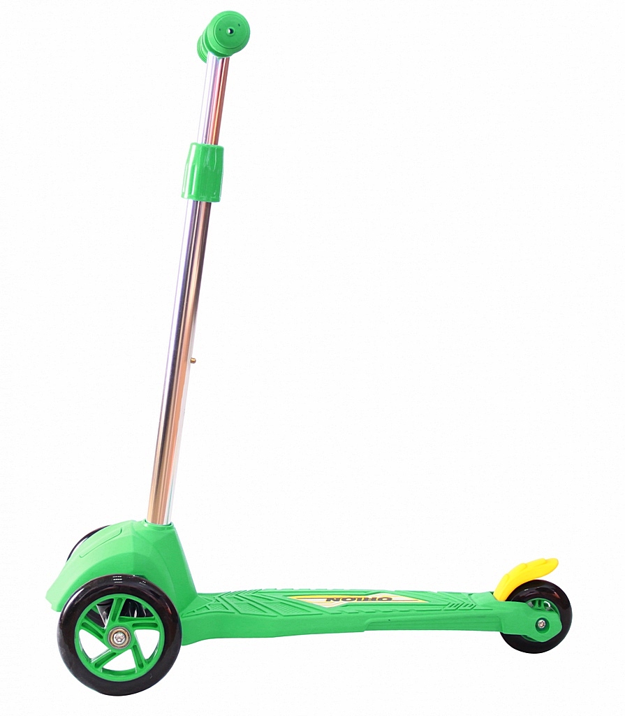 Детский трехколесный самокат зеленого цвета RT ORION MINI 164в2  